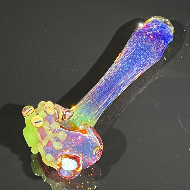 Purple Magic Opal Frog Spoon Glass Pipe Beezy Glass