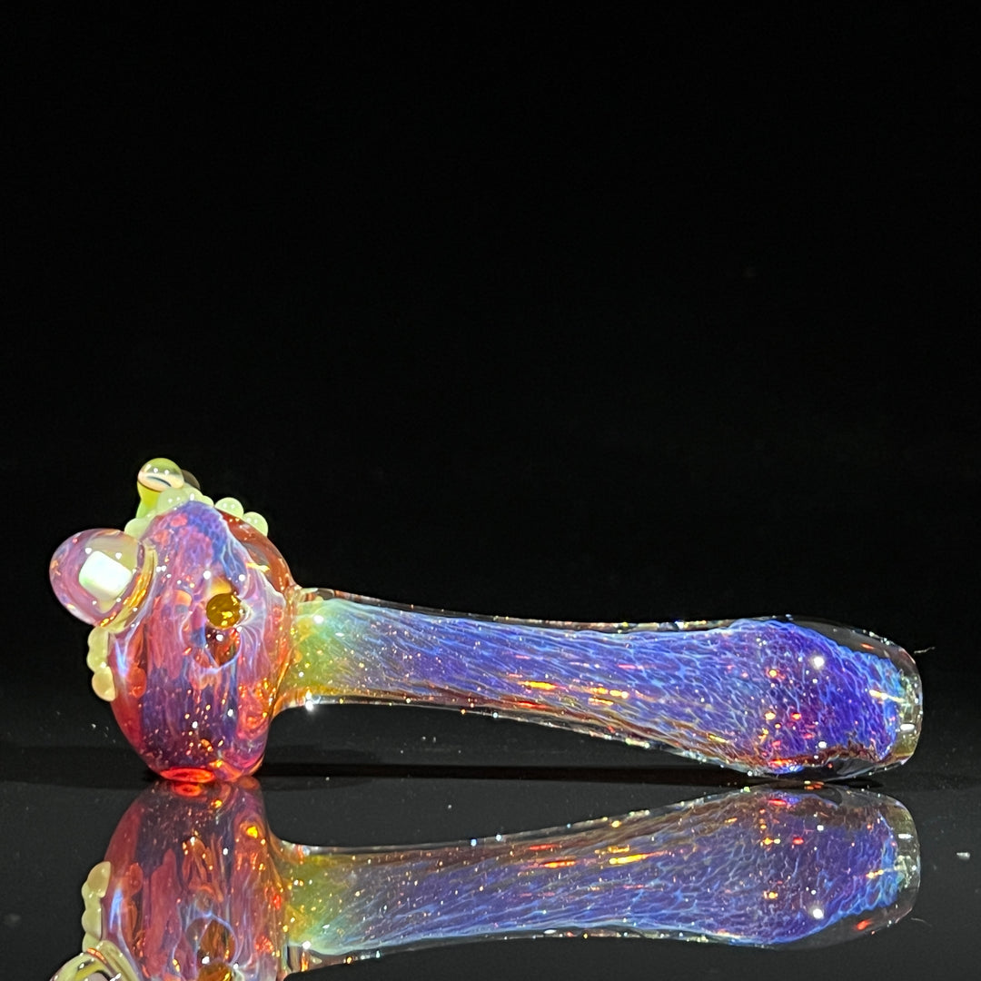 Purple Magic Opal Frog Spoon Glass Pipe Beezy Glass