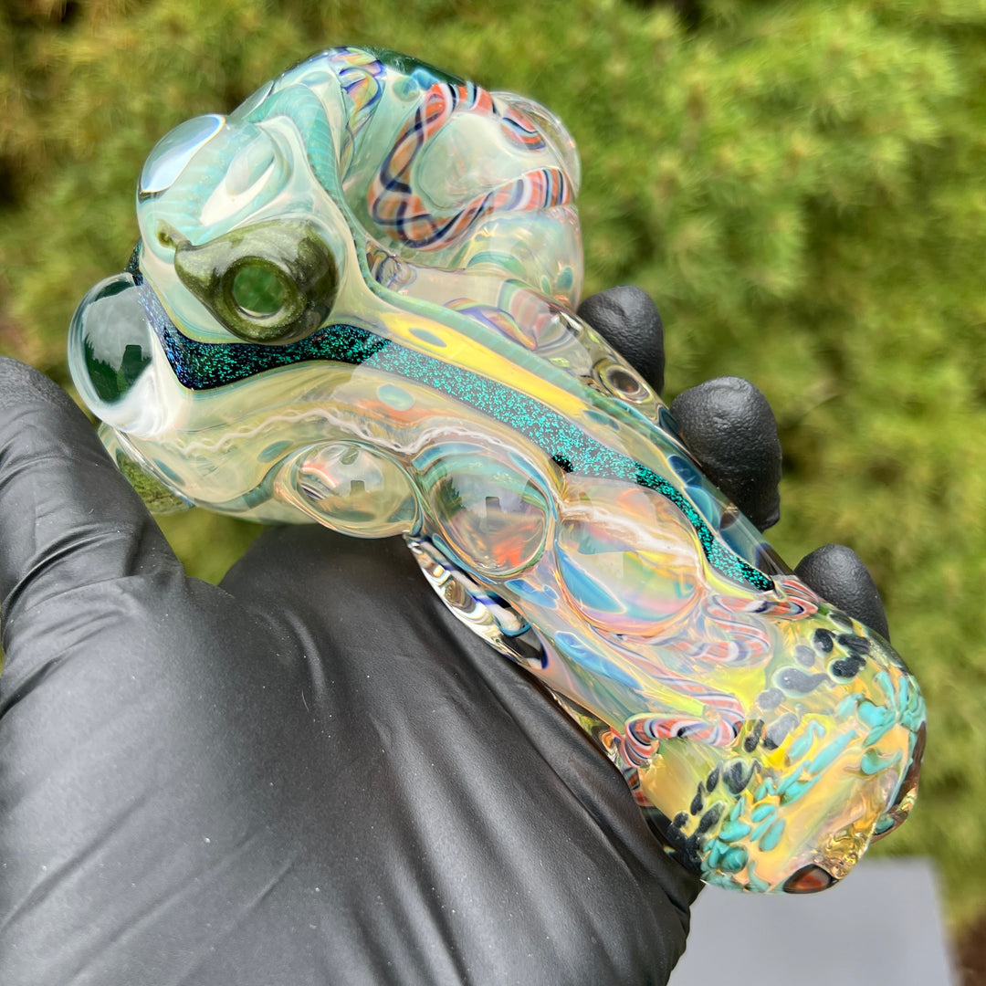 Molten Thick and Twisted Pipe Glass Pipe Molten Imagination   