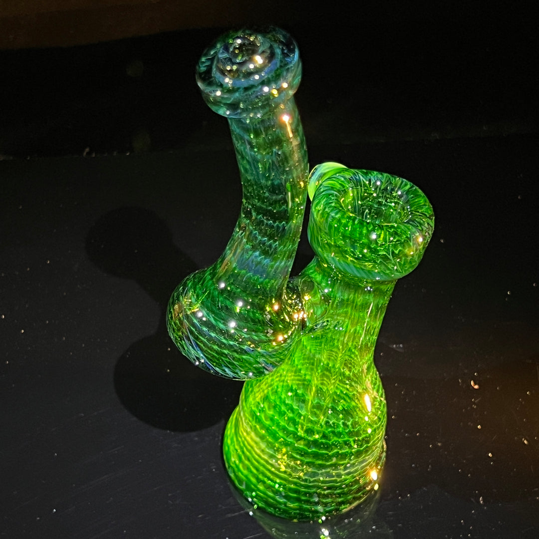 Forest Bubbler with Slyme Carb Glass Pipe Cose Glass   