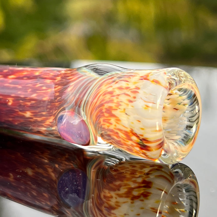 Thick Striking Purple Chillum Glass Pipe Chuck Glass