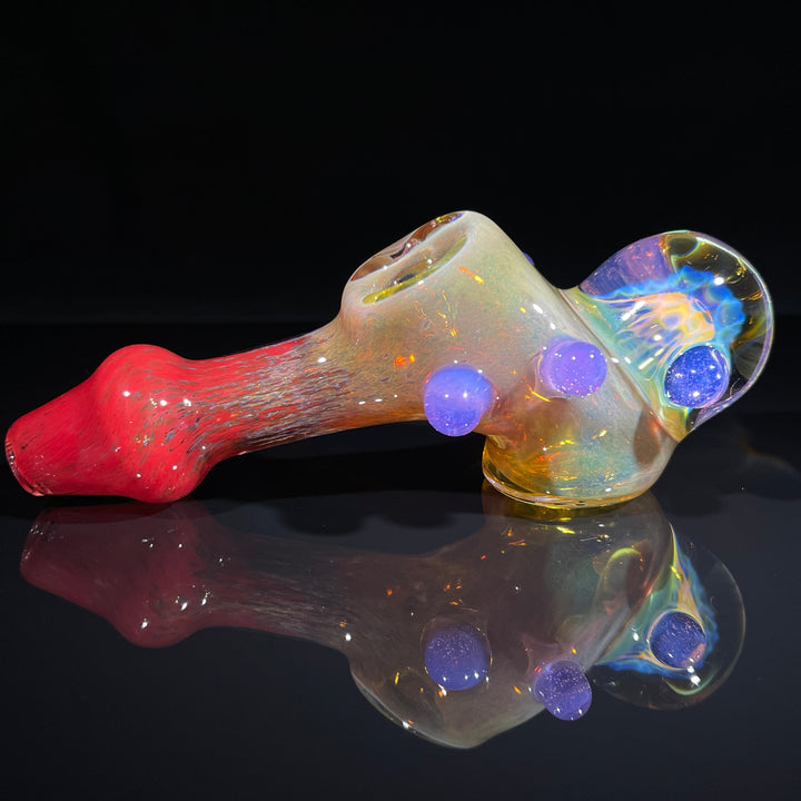 Frit Honeycomb Hammer Glass Pipe Catfish Glass