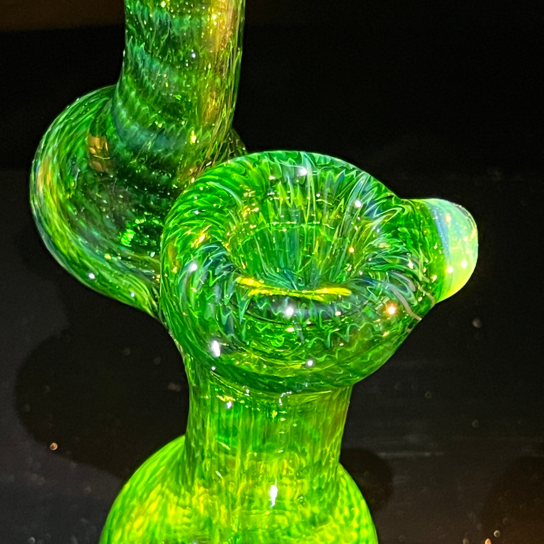 Forest Bubbler with Slyme Carb Glass Pipe Cose Glass   