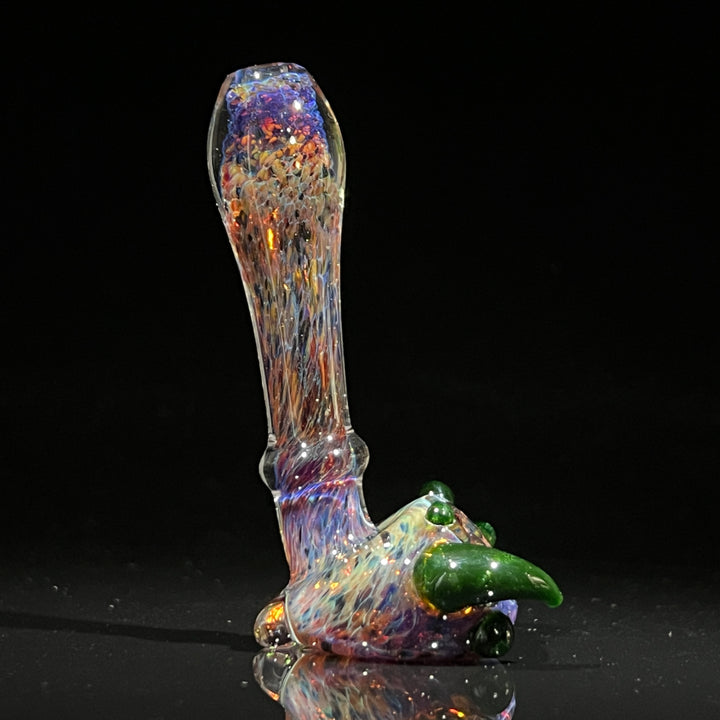 Purple Magic Marbled Spoon Glass Pipe Beezy Glass