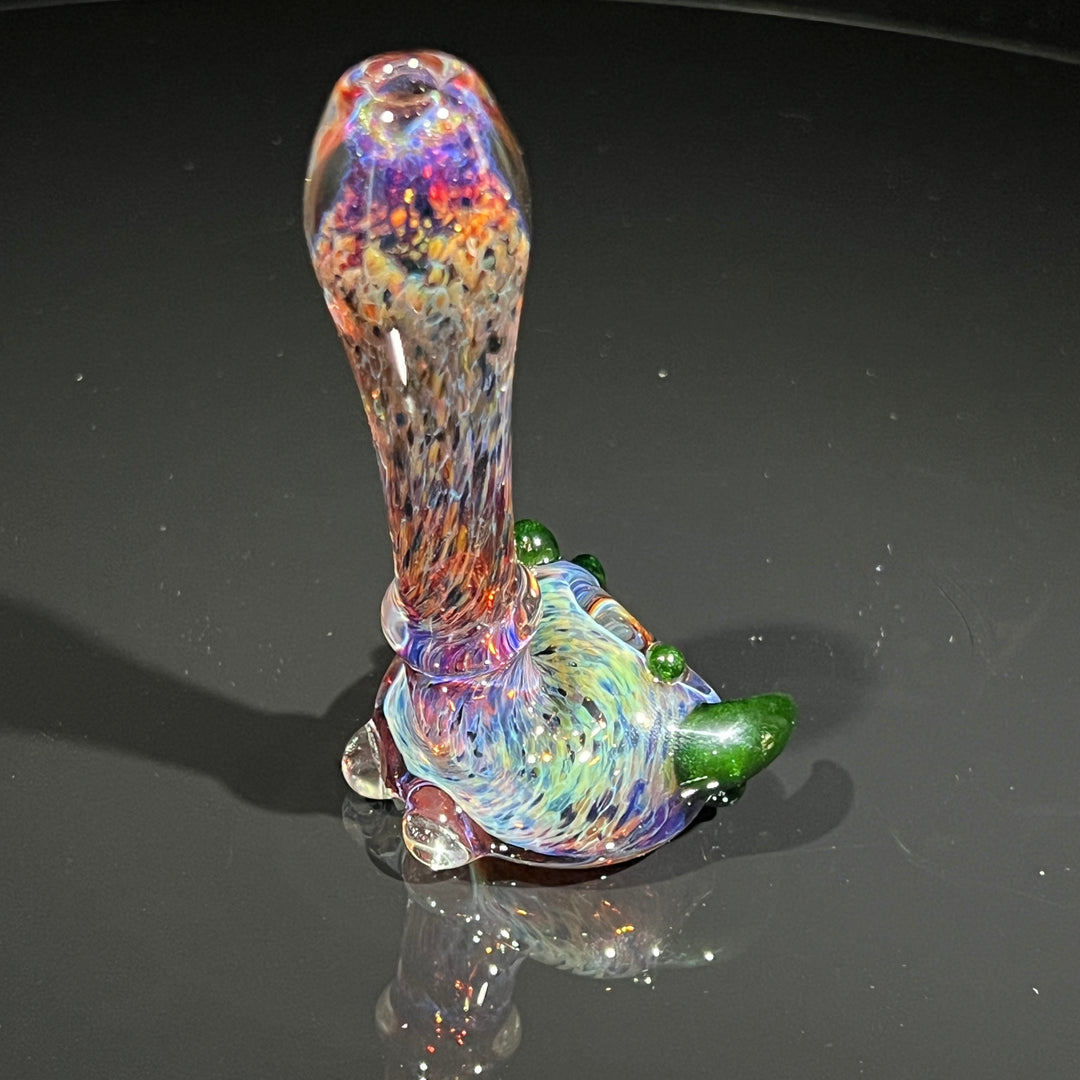 Purple Magic Marbled Spoon Glass Pipe Beezy Glass