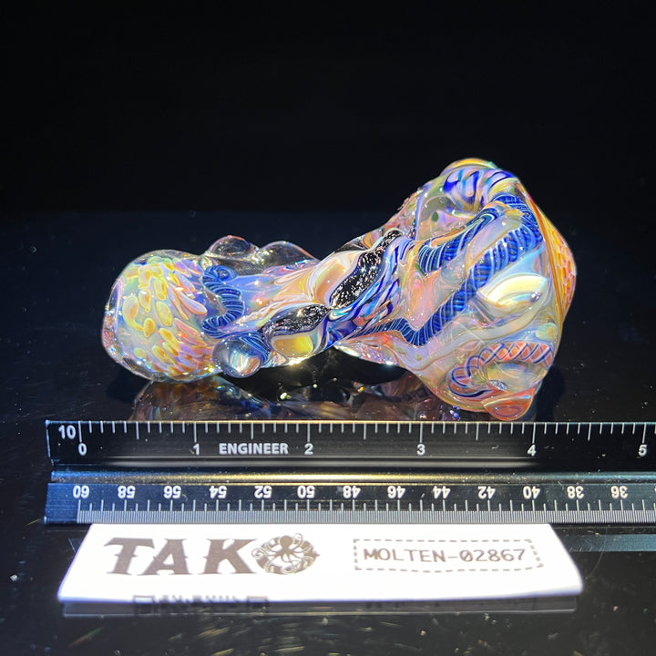 Molten Thick and Twisted Pipe Glass Pipe Molten Imagination   