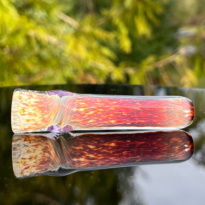 Thick Striking Purple Chillum Glass Pipe Chuck Glass