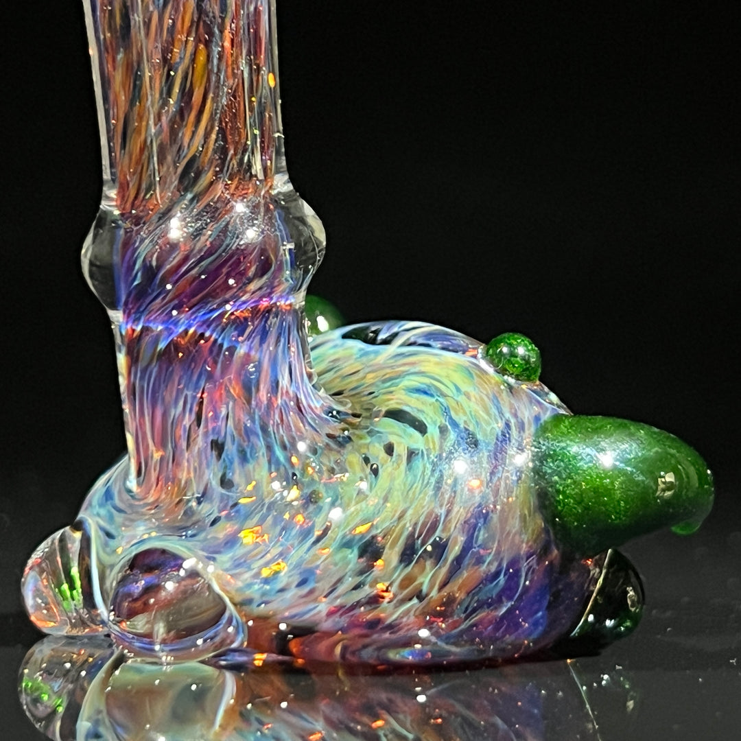 Purple Magic Marbled Spoon Glass Pipe Beezy Glass