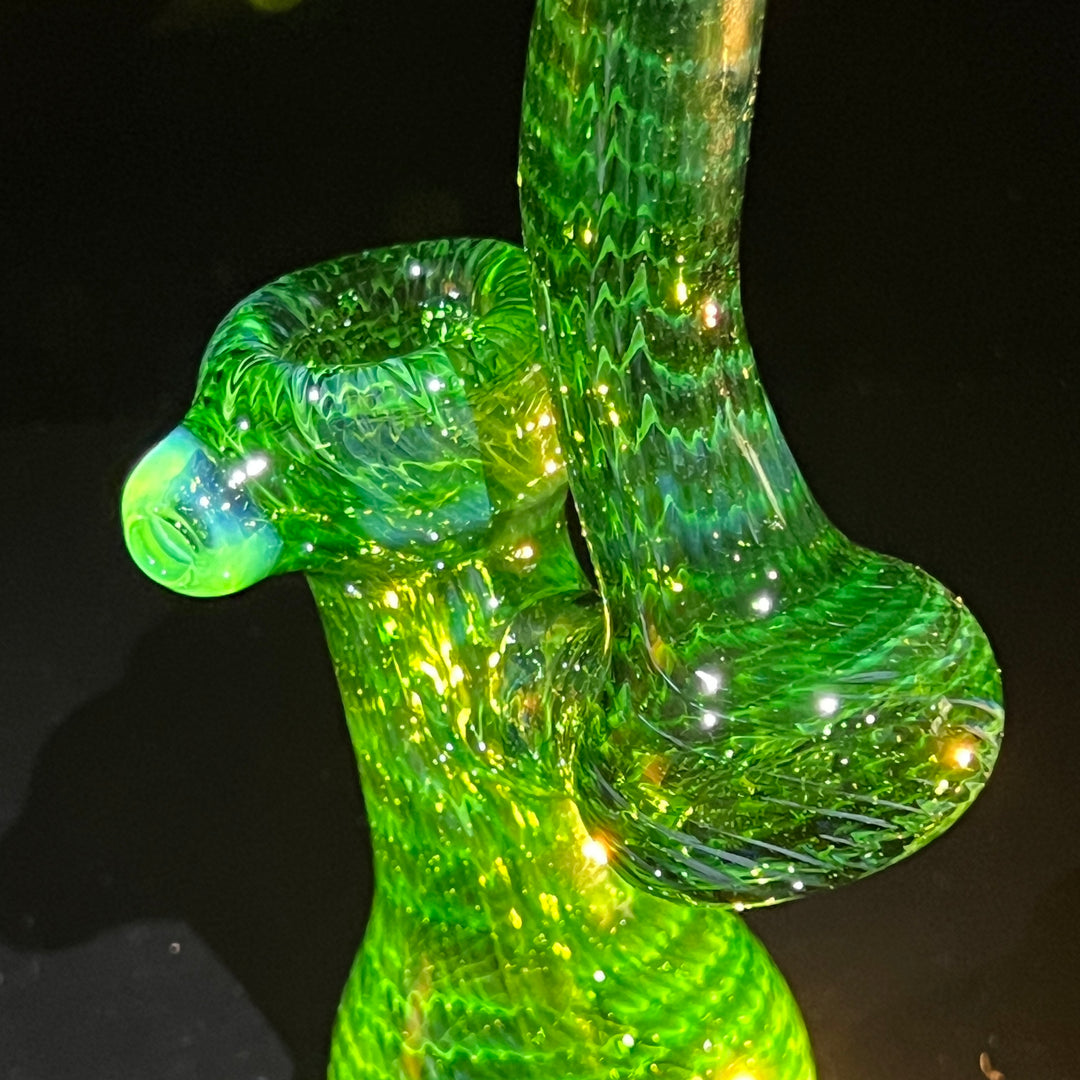 Forest Bubbler with Slyme Carb Glass Pipe Cose Glass   