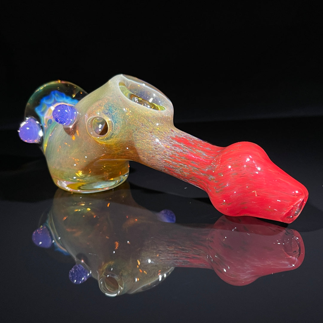 Frit Honeycomb Hammer Glass Pipe Catfish Glass