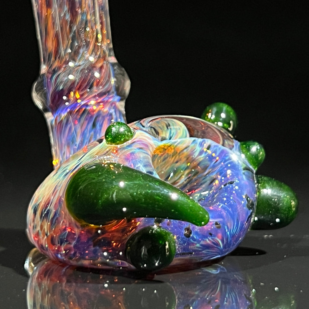 Purple Magic Marbled Spoon Glass Pipe Beezy Glass