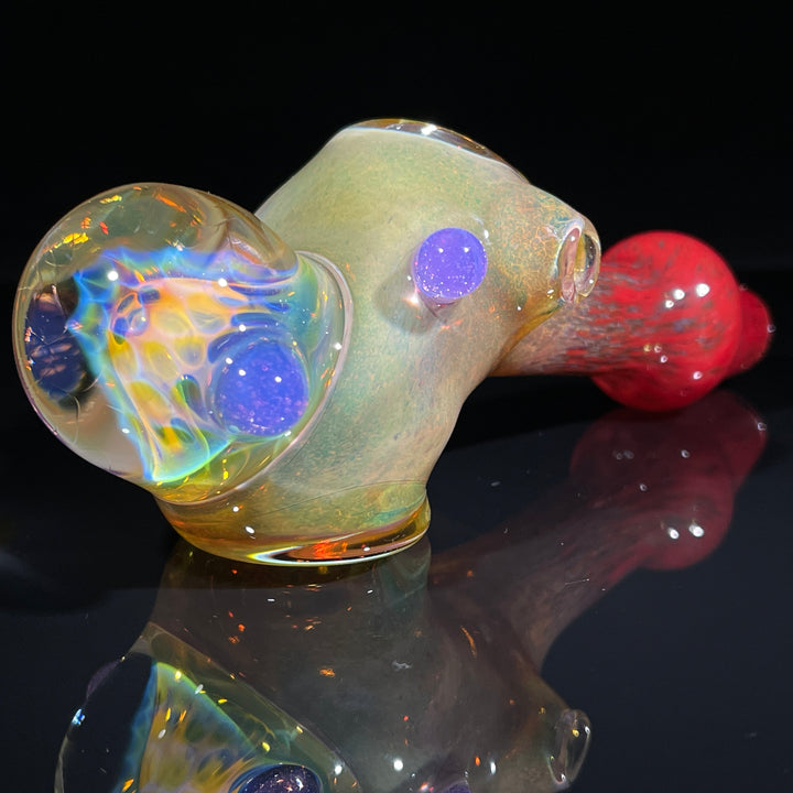 Frit Honeycomb Hammer Glass Pipe Catfish Glass