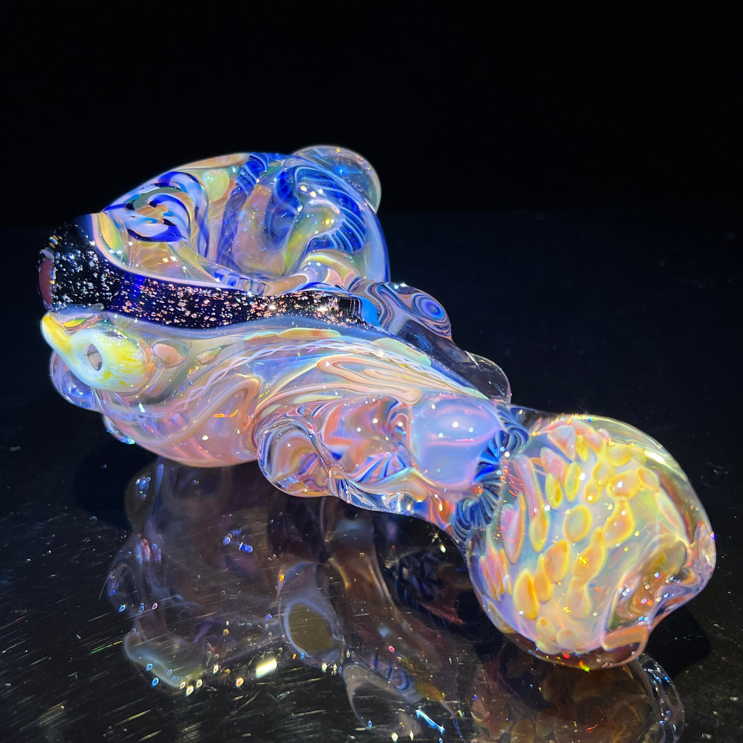 Molten Thick and Twisted Pipe Glass Pipe Molten Imagination   