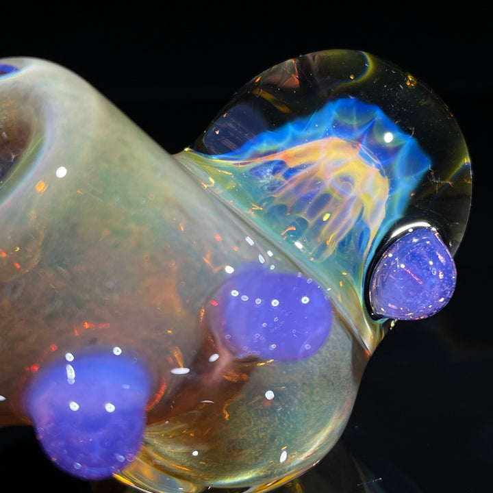 Frit Honeycomb Hammer Glass Pipe Catfish Glass