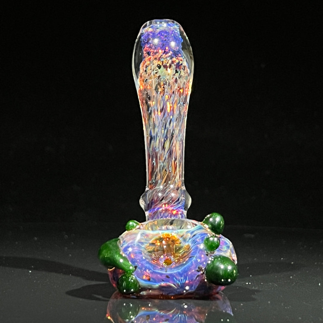 Purple Magic Marbled Spoon Glass Pipe Beezy Glass