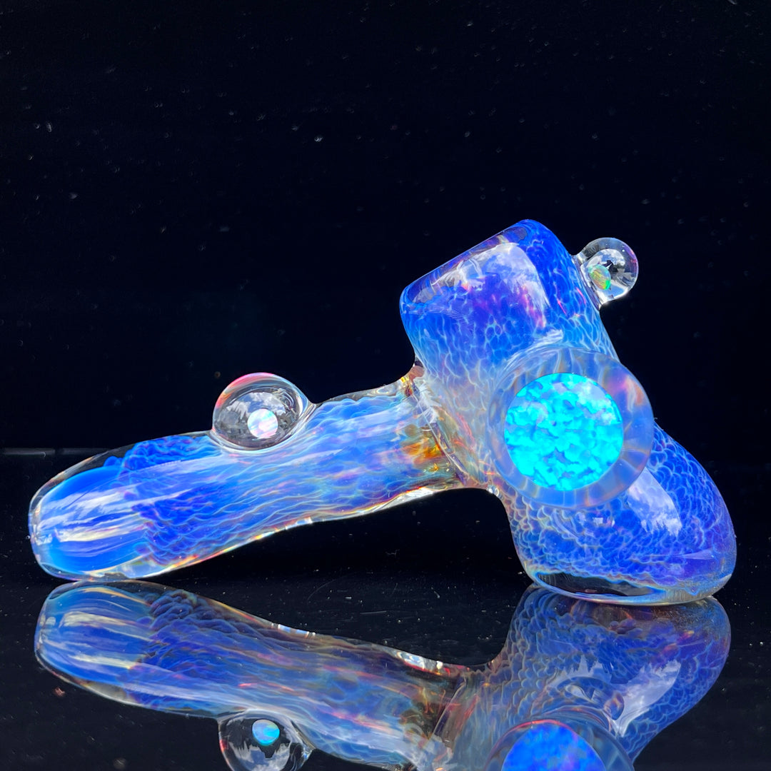 Pocket Purple Nebula Opal Hammer Glass Pipe Tako Glass   