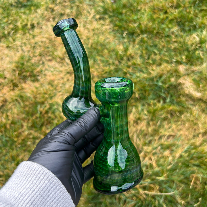 Forest Bubbler with Slyme Carb Glass Pipe Cose Glass   