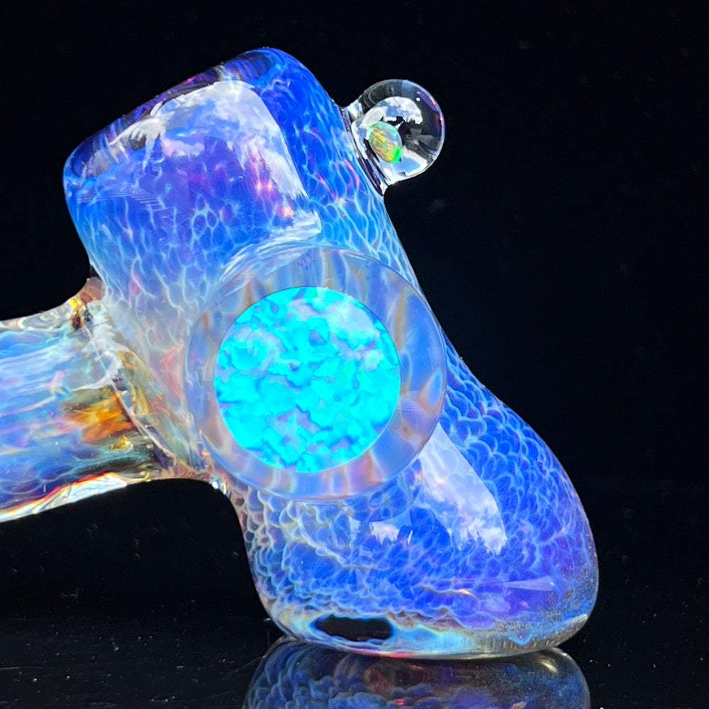 Pocket Purple Nebula Opal Hammer Glass Pipe Tako Glass   