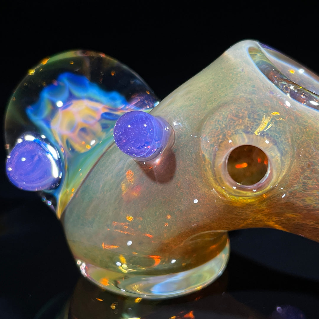 Frit Honeycomb Hammer Glass Pipe Catfish Glass