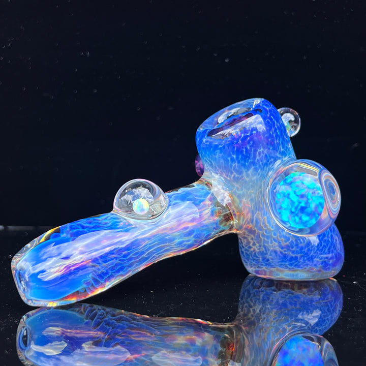 Pocket Purple Nebula Opal Hammer Glass Pipe Tako Glass   