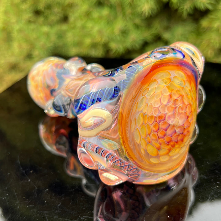 Molten Thick and Twisted Pipe Glass Pipe Molten Imagination   