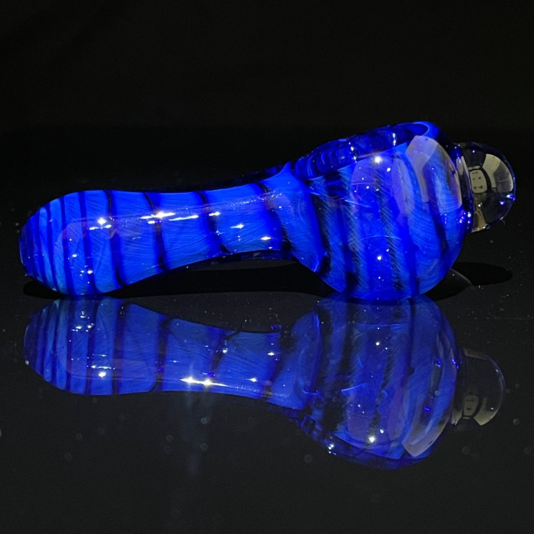 Tahoe Blue Coil Glass Pipe Glass Pipe Schutz Glass   