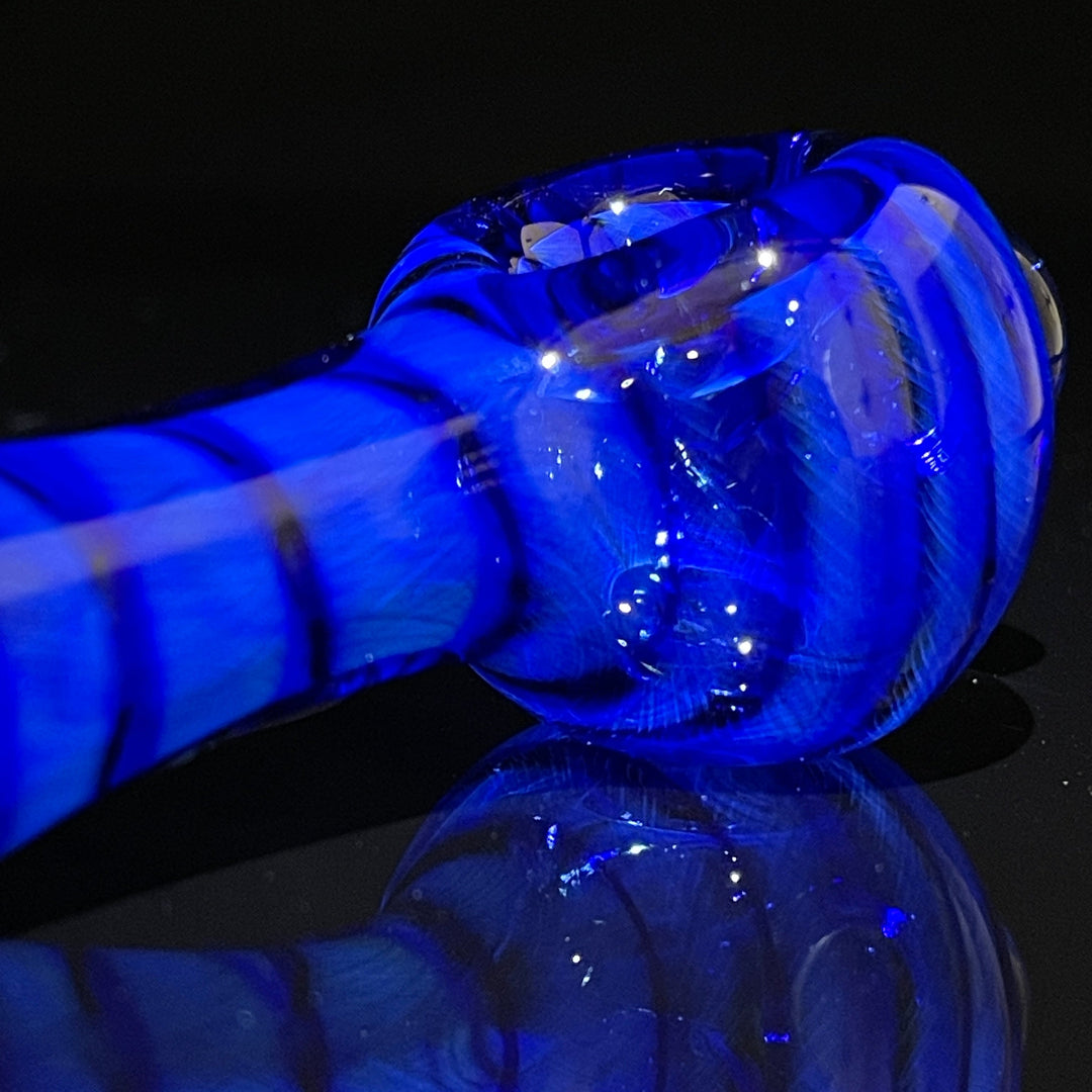 Tahoe Blue Coil Glass Pipe Glass Pipe Schutz Glass   