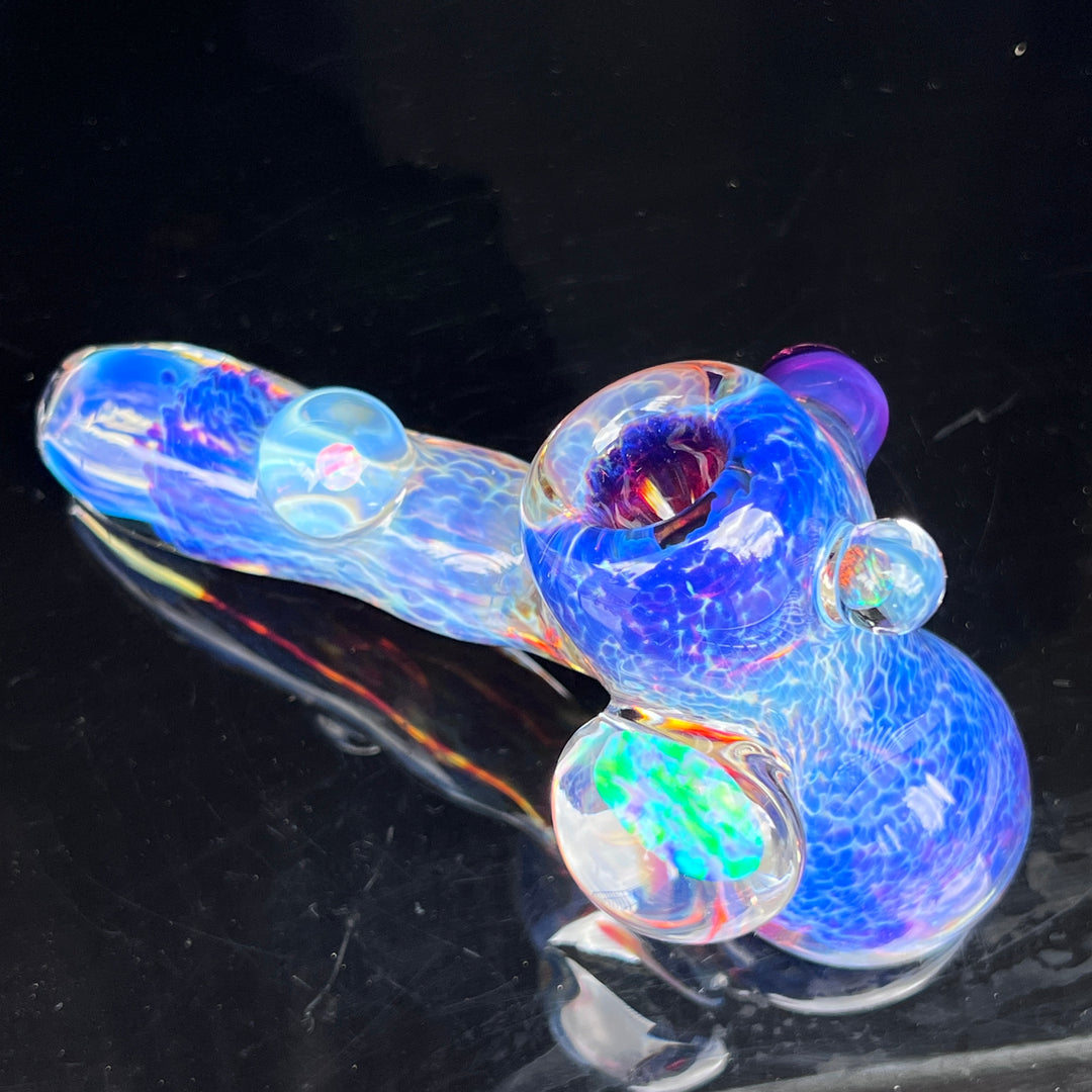 Pocket Purple Nebula Opal Hammer Glass Pipe Tako Glass   