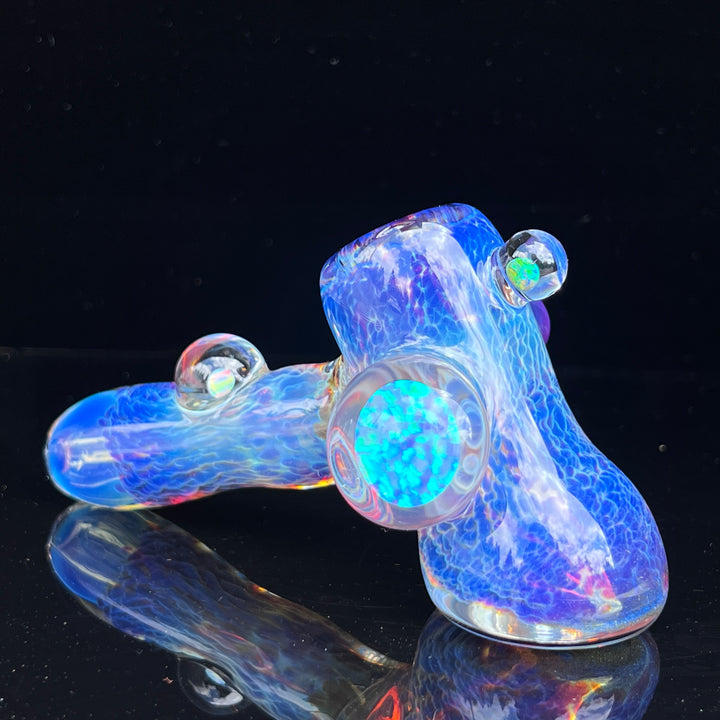 Pocket Purple Nebula Opal Hammer Glass Pipe Tako Glass   