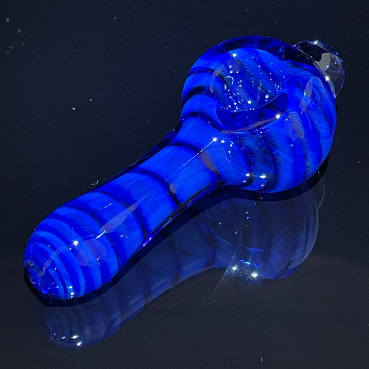 Tahoe Blue Coil Glass Pipe Glass Pipe Schutz Glass   