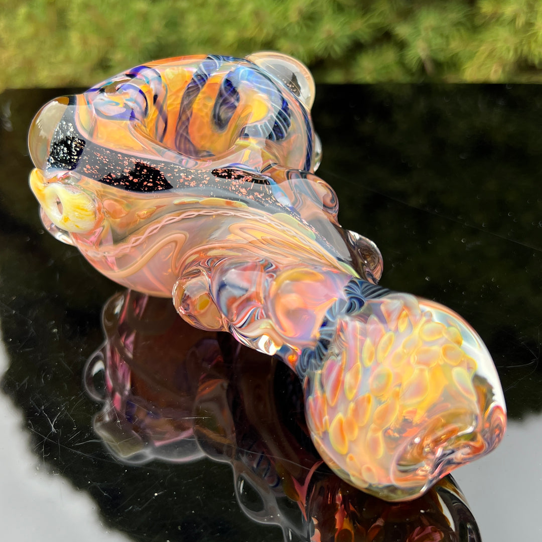 Molten Thick and Twisted Pipe Glass Pipe Molten Imagination   