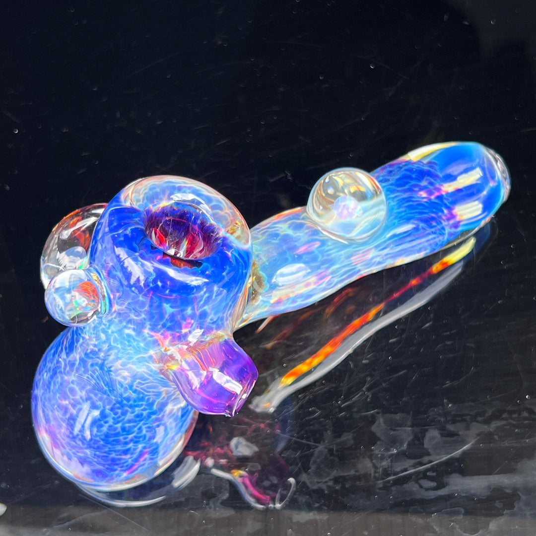 Pocket Purple Nebula Opal Hammer Glass Pipe Tako Glass   