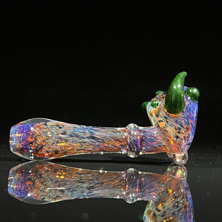 Purple Magic Marbled Spoon Glass Pipe Beezy Glass