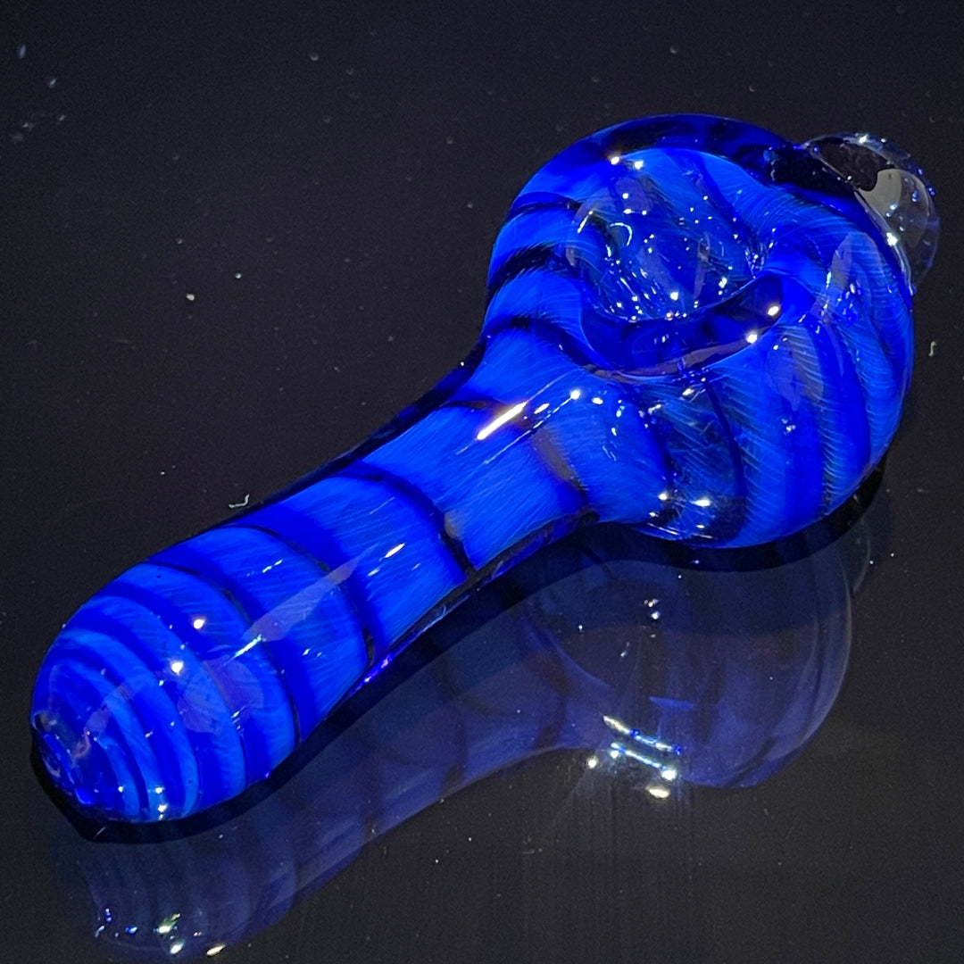 Tahoe Blue Coil Glass Pipe Glass Pipe Schutz Glass   