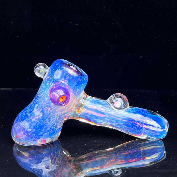 Pocket Purple Nebula Opal Hammer Glass Pipe Tako Glass   