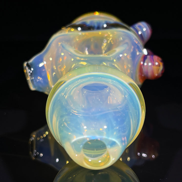 Fumed Honeycomb Spoon Glass Pipe Catfish Glass