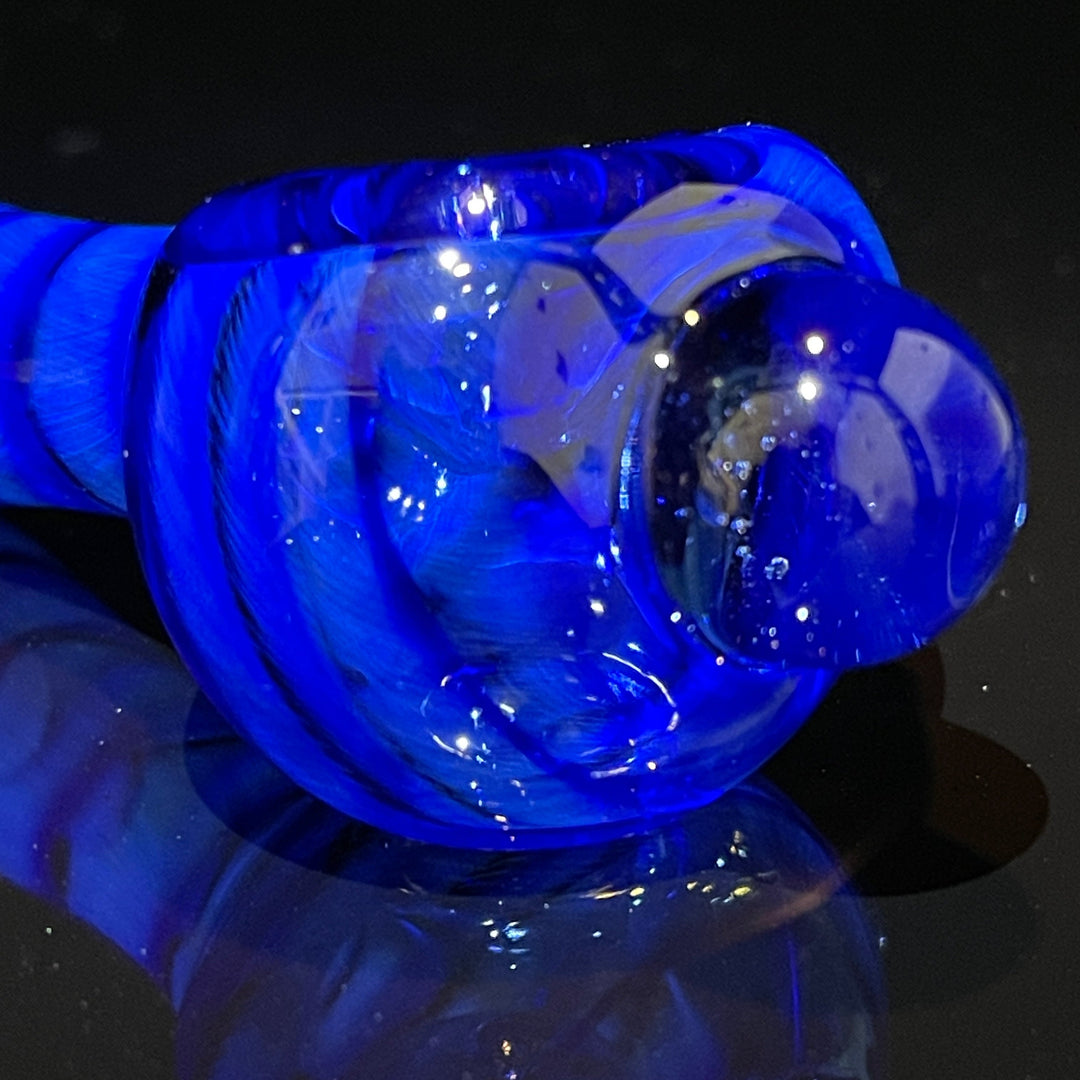 Tahoe Blue Coil Glass Pipe Glass Pipe Schutz Glass   