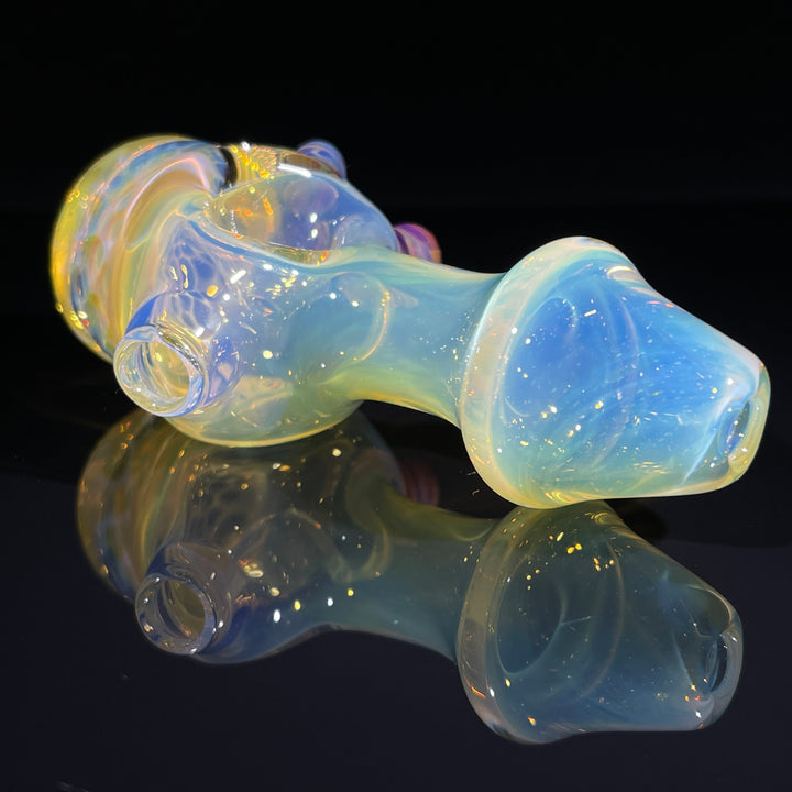 Fumed Honeycomb Spoon Glass Pipe Catfish Glass