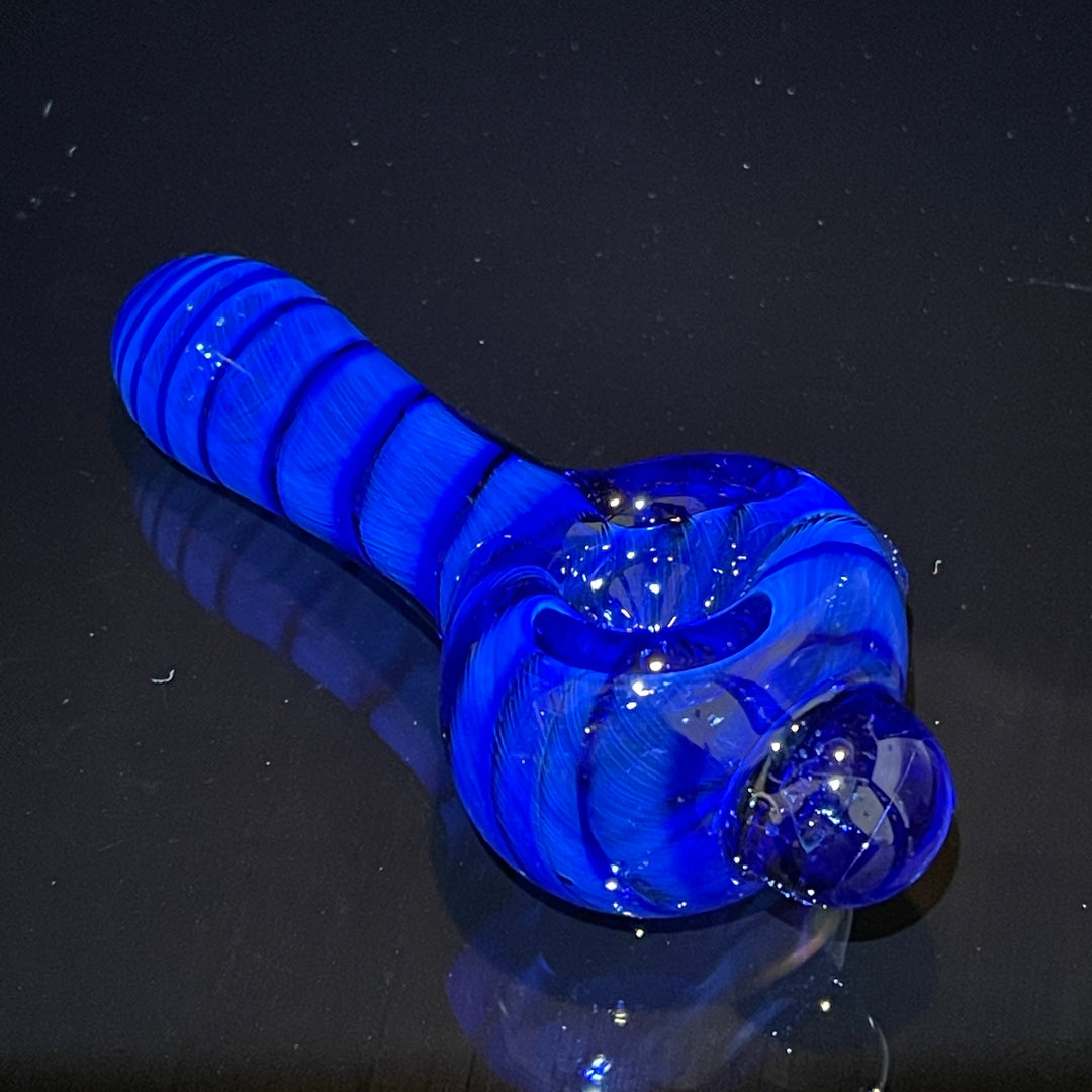 Tahoe Blue Coil Glass Pipe Glass Pipe Schutz Glass   