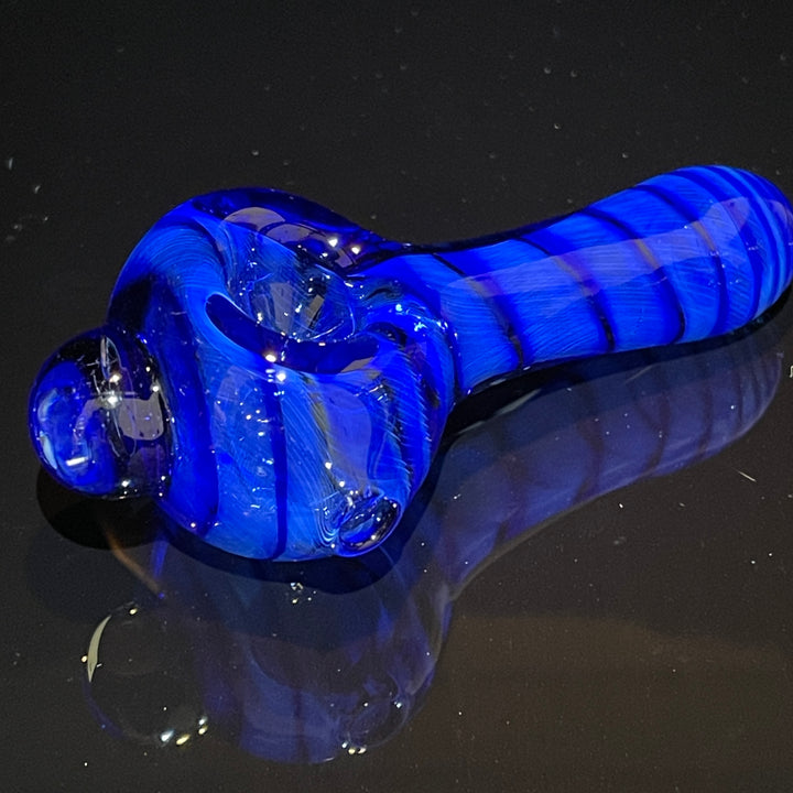 Tahoe Blue Coil Glass Pipe Glass Pipe Schutz Glass   