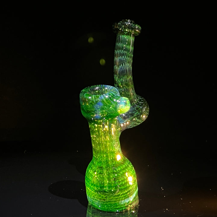 Forest Bubbler with Slyme Carb Glass Pipe Cose Glass   