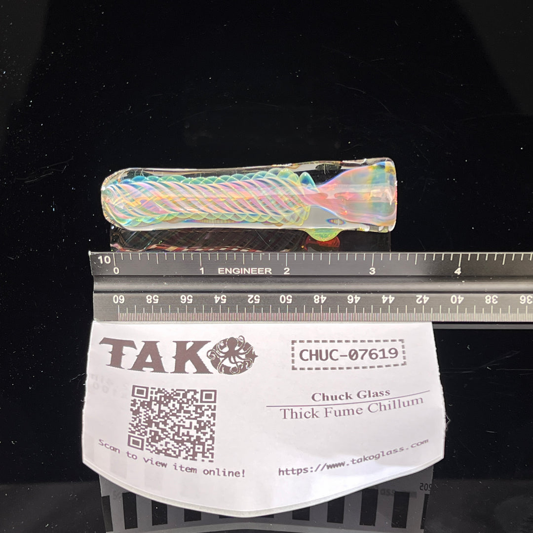 Thick Fume Chillum Glass Pipe Chuck Glass