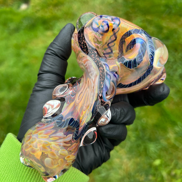 Molten Thick and Twisted Pipe Glass Pipe Molten Imagination   