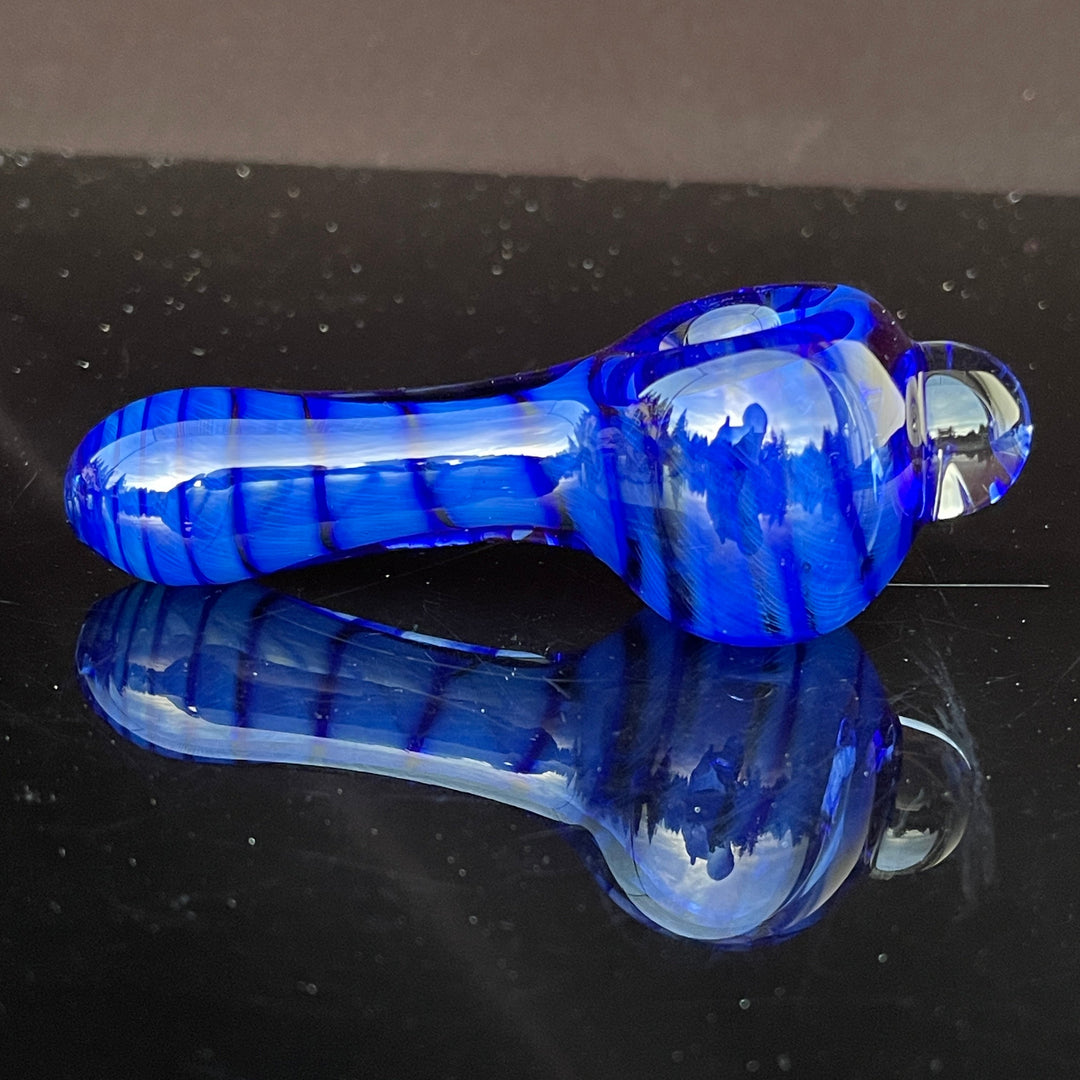 Tahoe Blue Coil Glass Pipe Glass Pipe Schutz Glass   