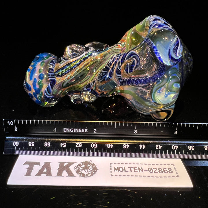 Molten Thick and Twisted Pipe Glass Pipe Molten Imagination   