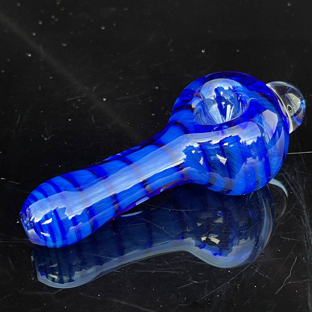 Tahoe Blue Coil Glass Pipe Glass Pipe Schutz Glass   