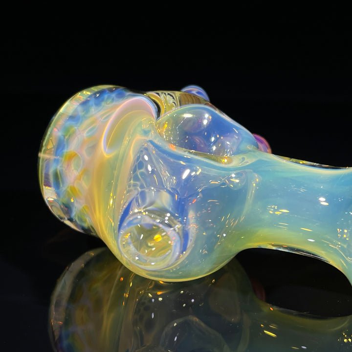 Fumed Honeycomb Spoon Glass Pipe Catfish Glass