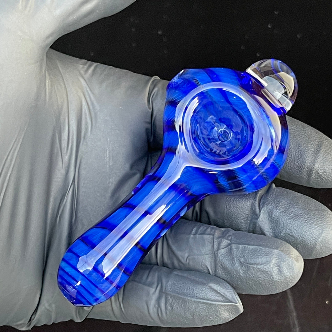 Tahoe Blue Coil Glass Pipe Glass Pipe Schutz Glass   