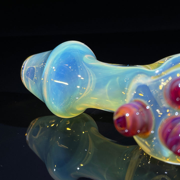 Fumed Honeycomb Spoon Glass Pipe Catfish Glass