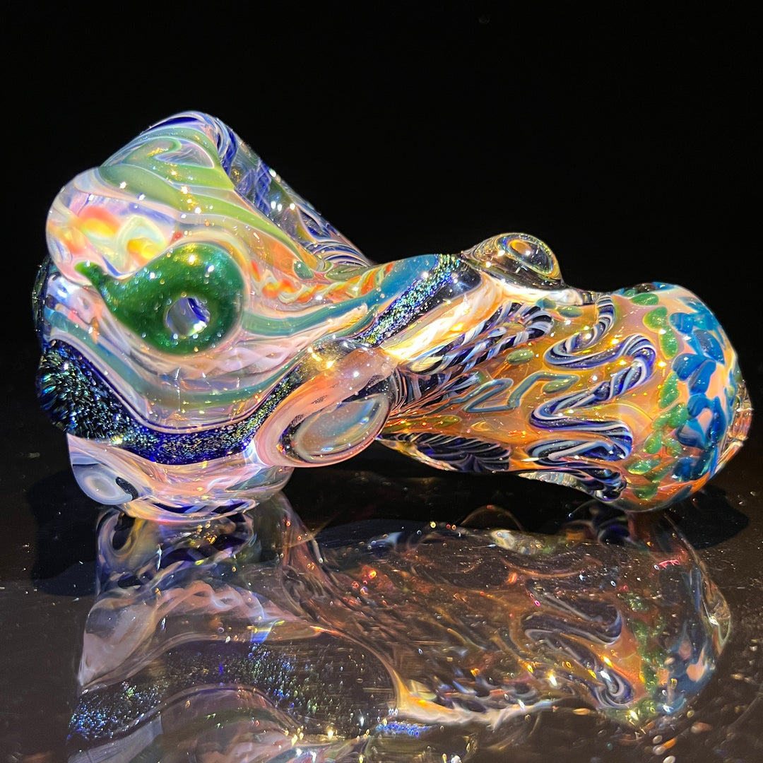 Molten Thick and Twisted Pipe Glass Pipe Molten Imagination   